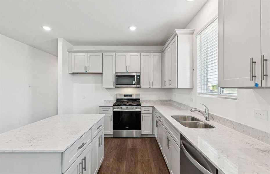 Airy kitchen *real home pictured Airy kitchen *real home pictured