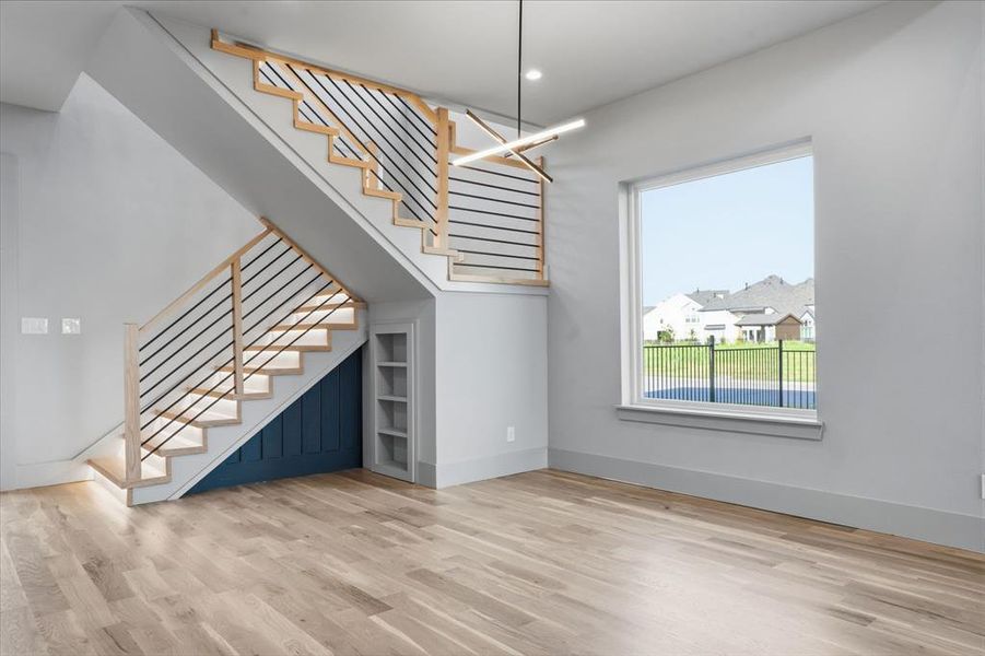 Spacious, unfurnished interior of a new home in , Heath (Image 34). Spacious, unfurnished interior of a new home in , Heath (Image 34).