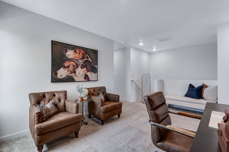 Representative furnished interior of a home built from the MURIFIELD by D.R. Horton in Vista Meadows, Fort Lupton (Image 11).
