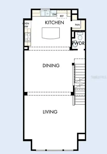 2D floor plan layout of this home in Towns at Union, St. Petersburg, FL (Image 4). 2D floor plan layout of this home in Towns at Union, St. Petersburg, FL (Image 4).