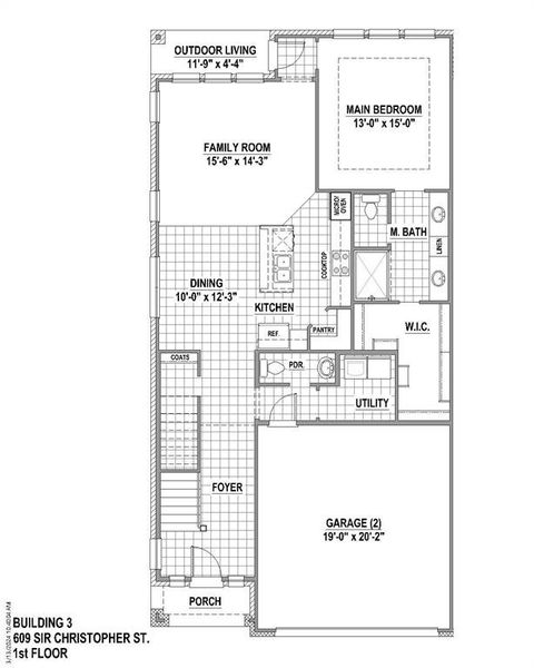 1st Level Floor plan