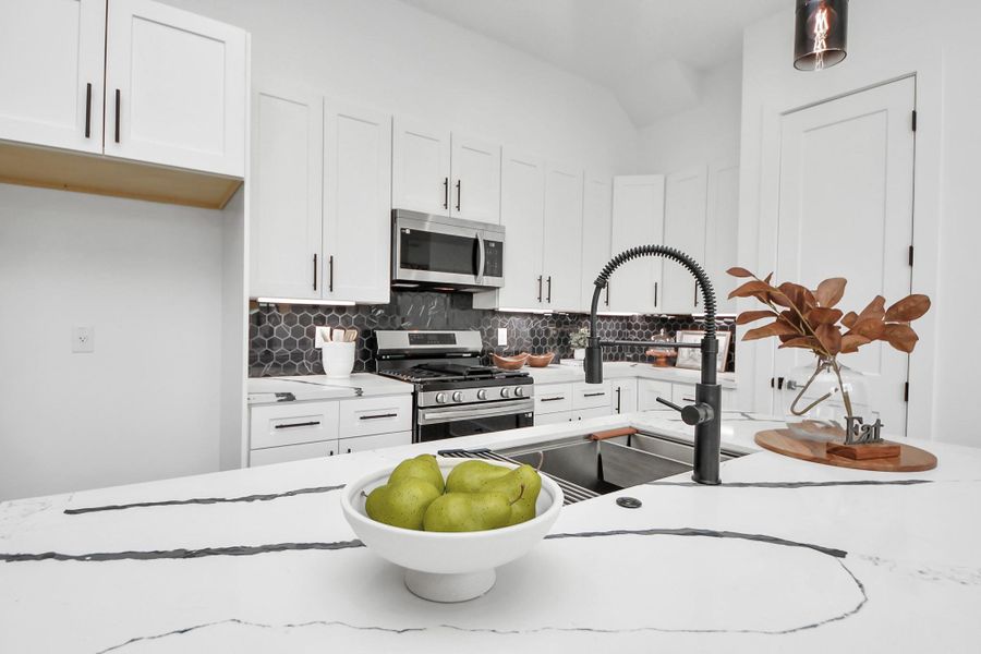 Furnished interior view inside a new home in , Houston (Image 2).