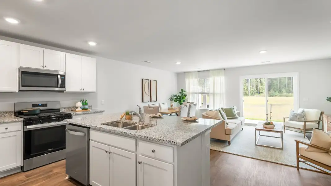 Furnished interior view inside a new home in The Towns at Blue Jay, Rincon (Image 4).
