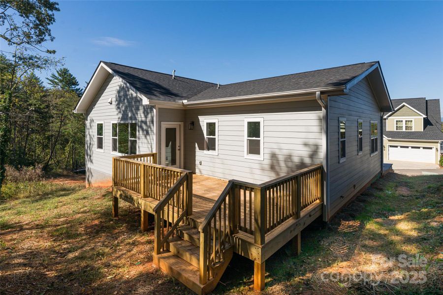 Exterior details and patio area of a home in , Asheville (Image 23). Exterior details and patio area of a home in , Asheville (Image 23).