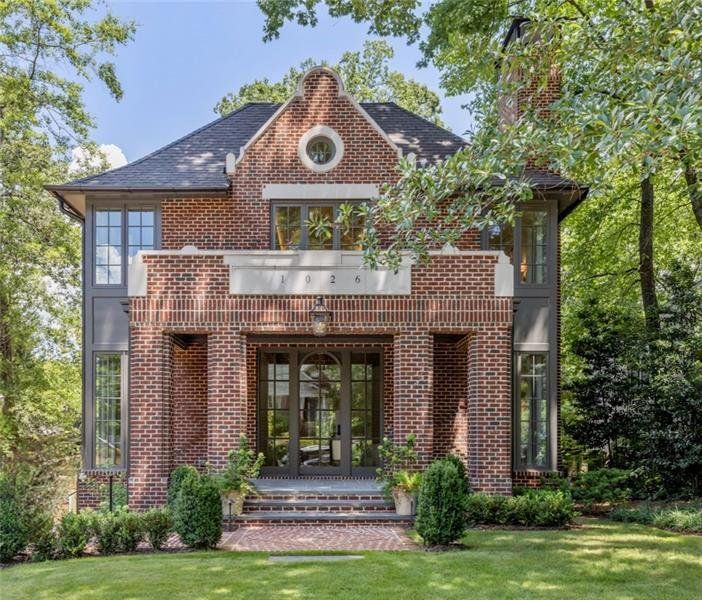 Front exterior of a new home in , Atlanta, GA, highlighting curb appeal (Image 35).
