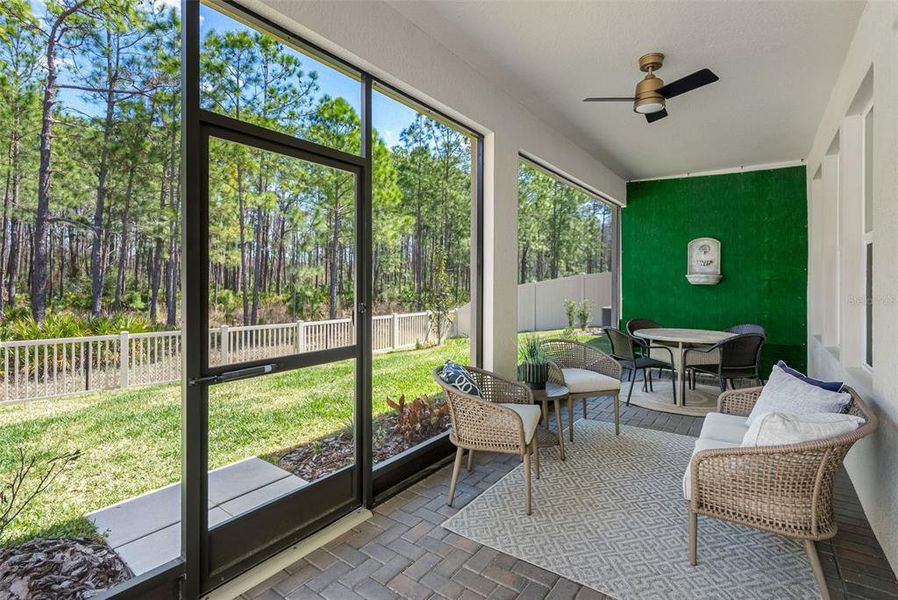 Exterior details and patio area of a home in Pearl Estates, Lutz (Image 4). Exterior details and patio area of a home in Pearl Estates, Lutz (Image 4).