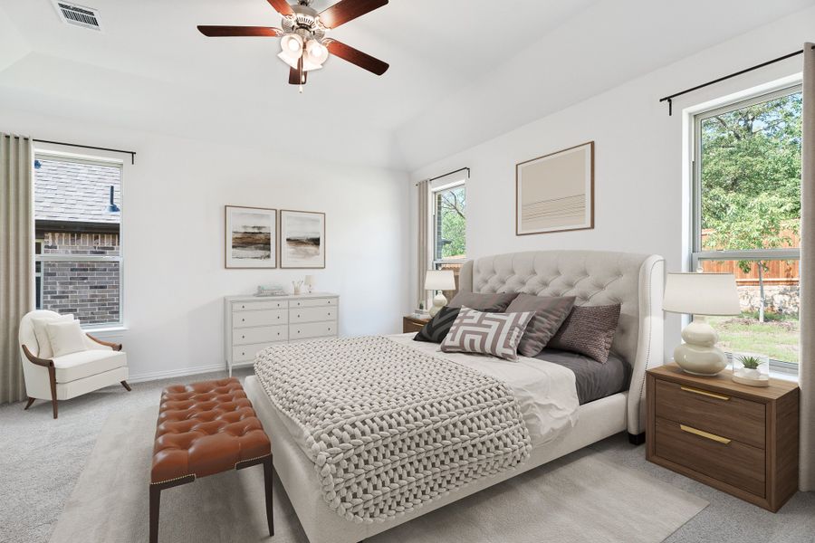 Representative furnished interior of a home built from the Stockdale by Beazer Homes in Enclave at Legacy Hills, Celina (Image 7).