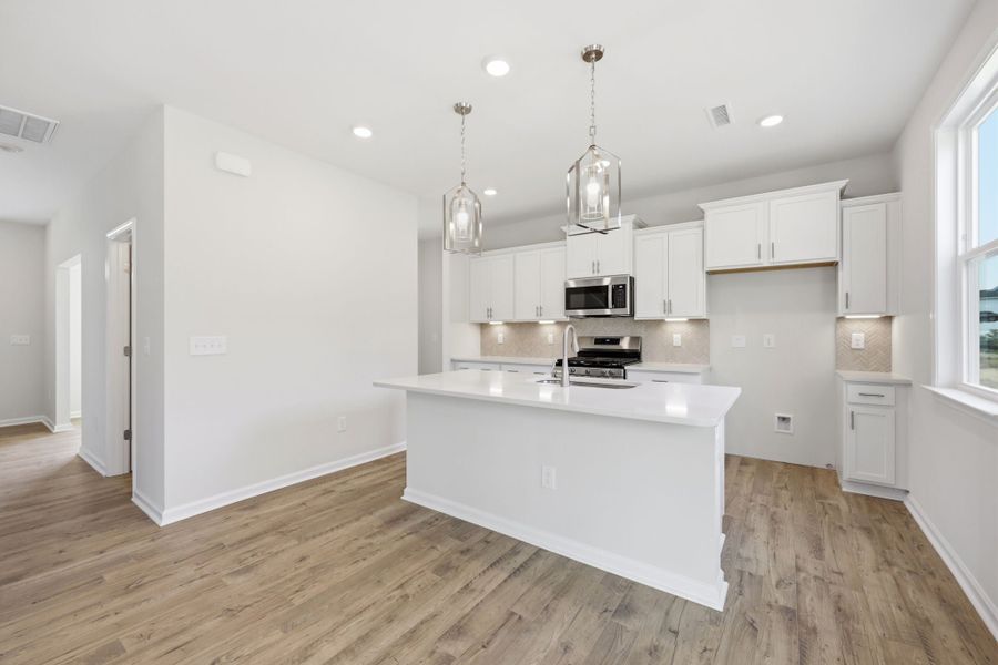 Furnished interior view inside a new home in The Farm at Neill's Creek, Lillington (Image 6).