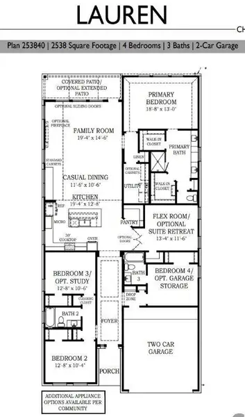 2D floor plan layout of this home in Attwater, Waller, TX (Image 3).