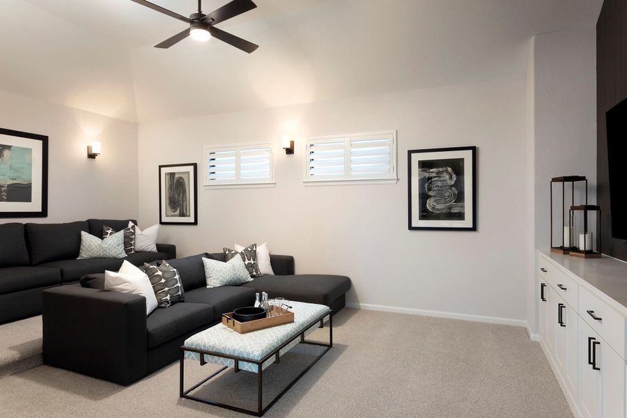 Furnished interior view inside a new home in , Fulshear (Image 14).