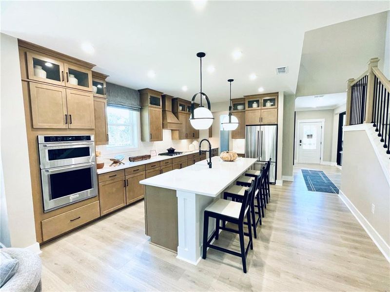 Furnished interior view inside a new home in Hopewell Reserve, Cumming (Image 2). Furnished interior view inside a new home in Hopewell Reserve, Cumming (Image 2).