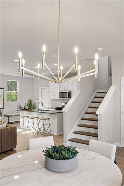 Furnished interior view inside a new home in Harmony, Auburn (Image 33).