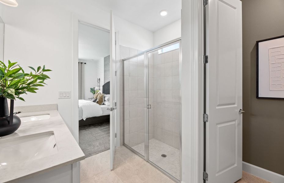 Furnished interior view inside a new home in Sweetwater Hills, Moore (Image 7).