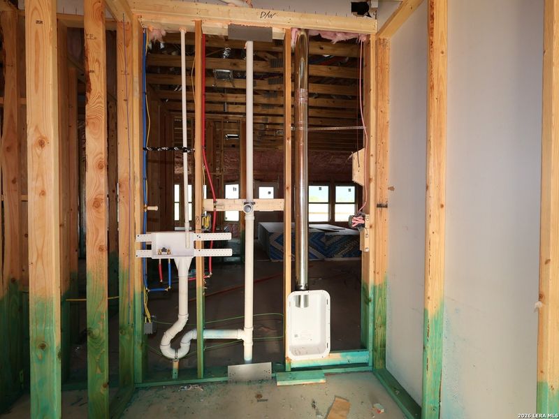 In-progress construction of a new home in Mesquite Ridge, San Antonio, TX (Image 25).