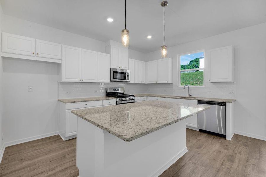 Furnished interior view inside a new home in Heritage River, Euharlee (Image 9).