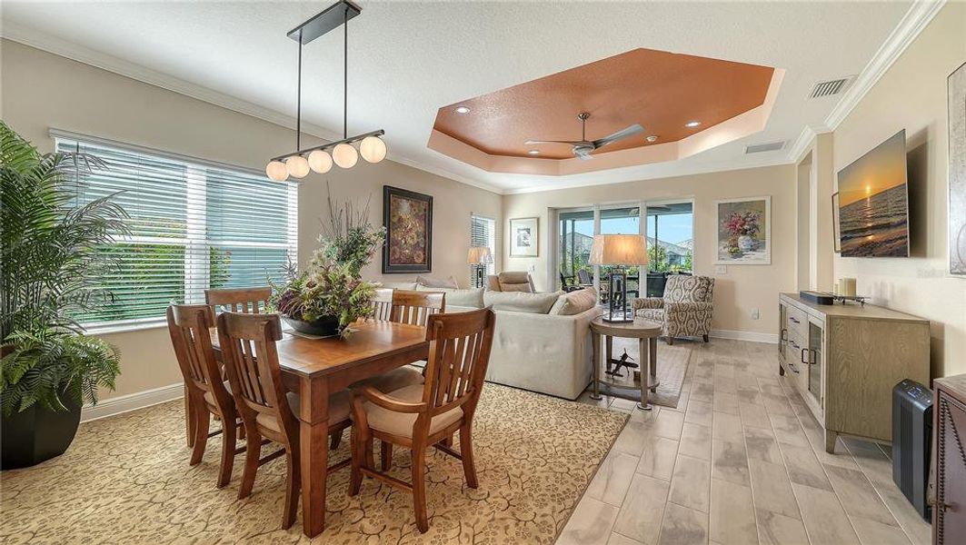 Furnished interior view inside a new home in , Sarasota (Image 15).