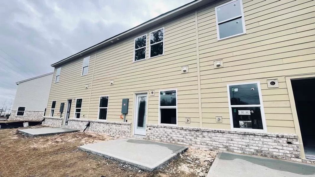 Rear Exterior Construction Progress