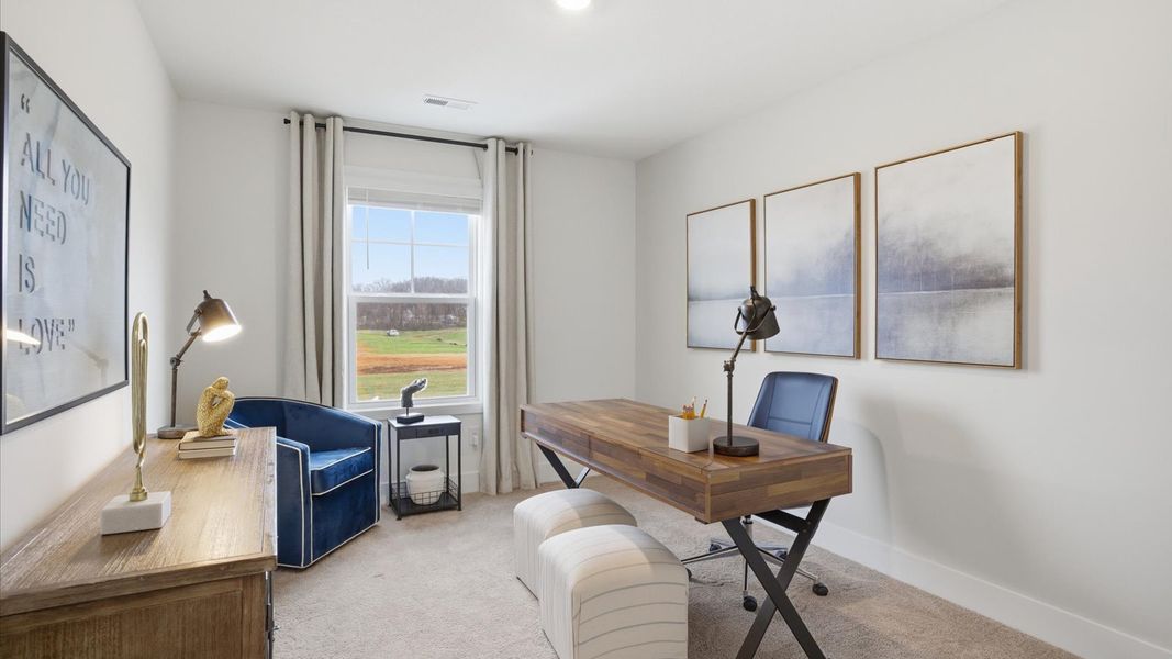 Furnished interior view inside a new home in Price's Point, Knoxville (Image 31).