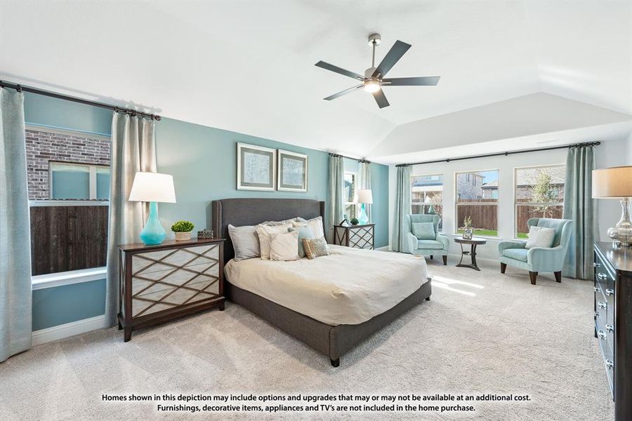 Furnished interior view inside a new home in North Grove, Waxahachie (Image 10).