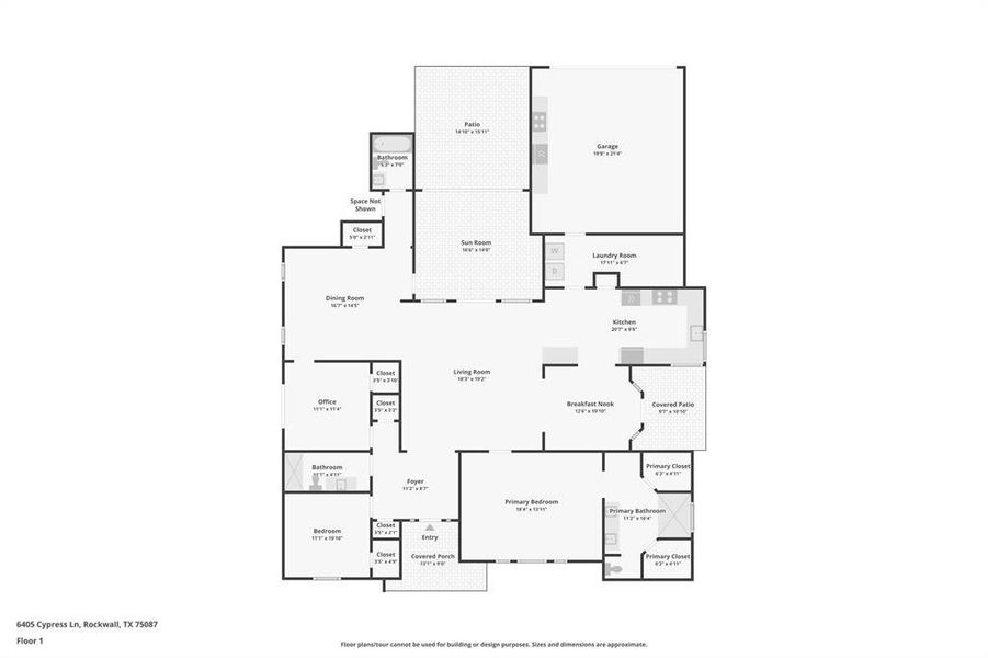 2D floor plan layout of this home in , Greenville, TX (Image 4). 2D floor plan layout of this home in , Greenville, TX (Image 4).