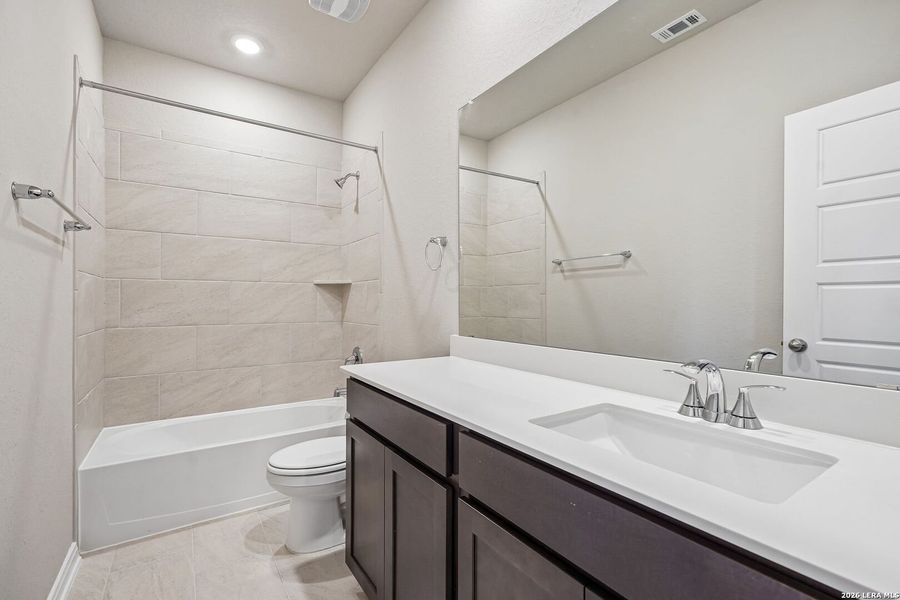 Furnished interior view inside a new home in Remington Ranch, San Antonio (Image 16).