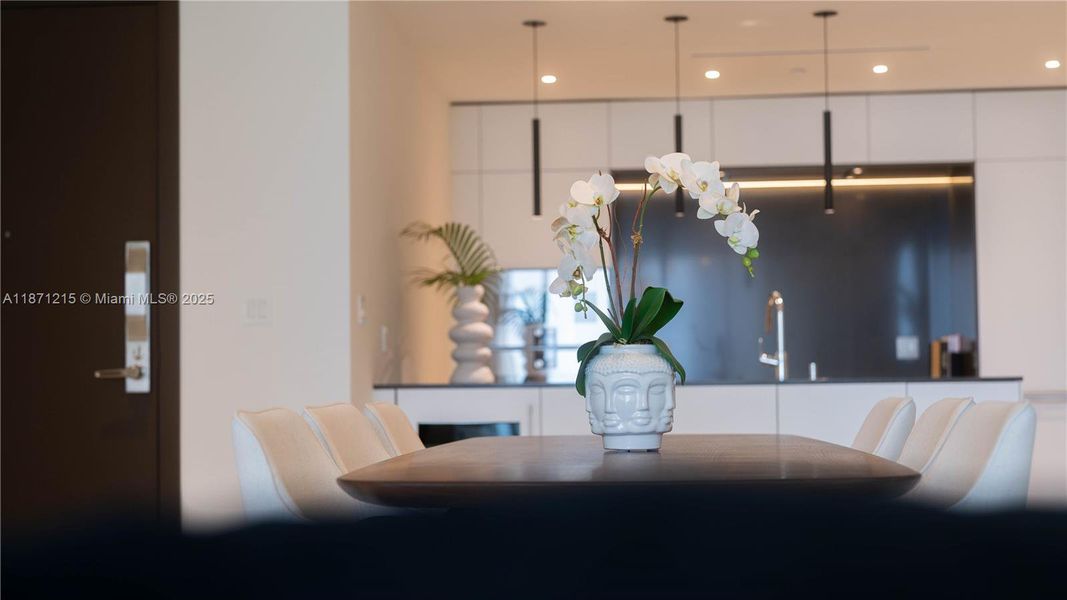 Furnished interior view inside a new home in , Miami (Image 37).