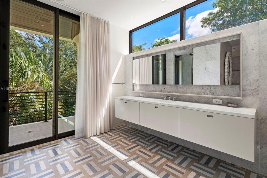Furnished interior view inside a new home in , Coral Gables (Image 4).