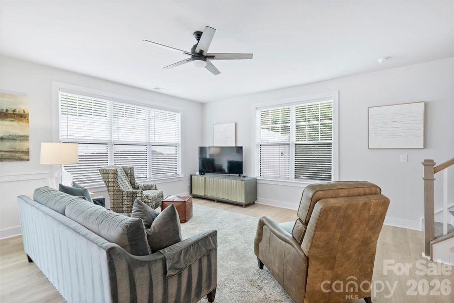 Furnished interior view inside a new home in , Charlotte (Image 44).