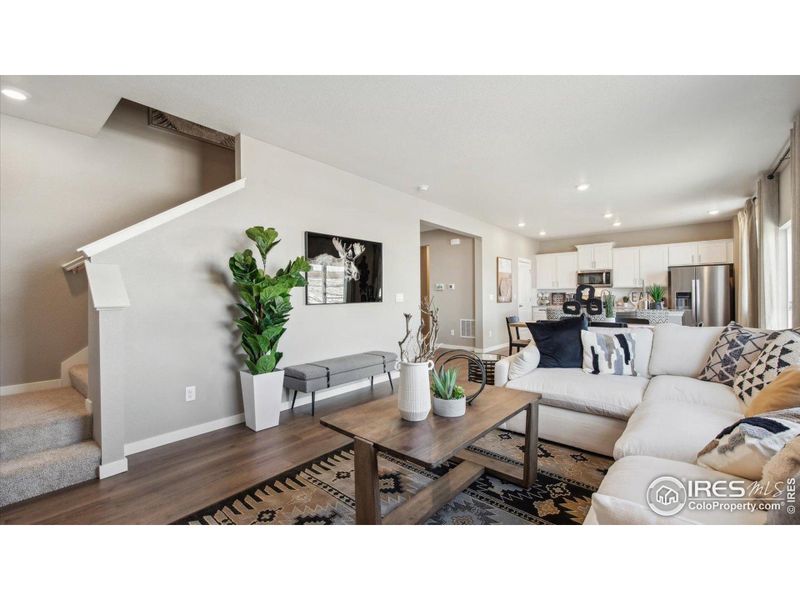 Furnished interior view inside a new home in Vista Meadows, Fort Lupton (Image 8).