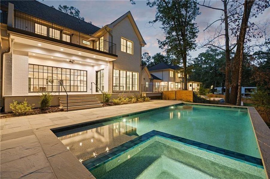 Exterior details and patio area of a home in , Atlanta (Image 36). Exterior details and patio area of a home in , Atlanta (Image 36).