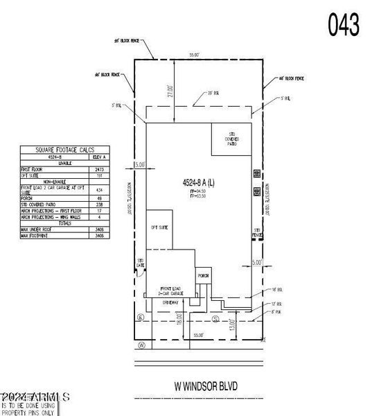 Plot Plan