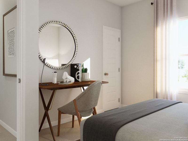 Furnished interior view inside a new home in Abbott Place, St. Hedwig (Image 14).