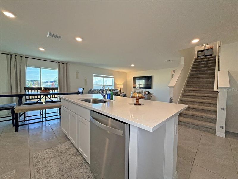 Furnished interior view inside a new home in Ocala Crossings South, Ocala (Image 6). Furnished interior view inside a new home in Ocala Crossings South, Ocala (Image 6).