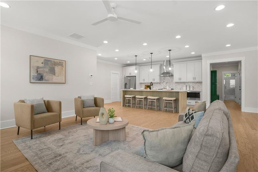 Furnished interior view inside a new home in , Scottdale (Image 19).
