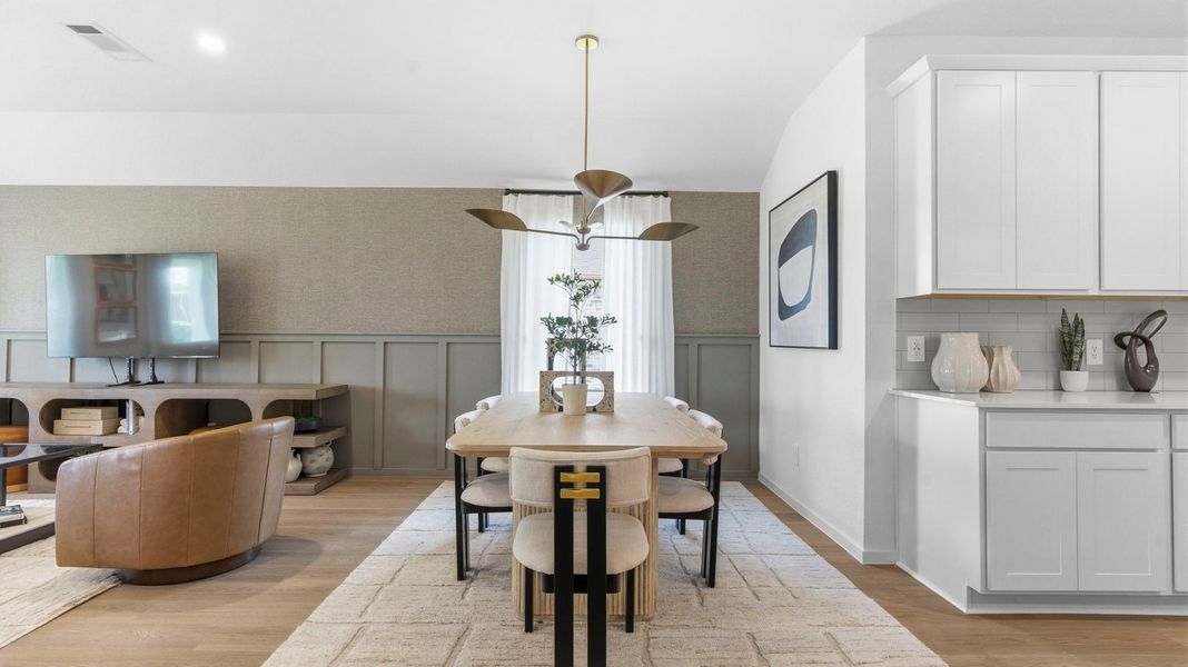 Furnished interior view inside a new home in Westland Ranch 50' Homesites, League City (Image 8).
