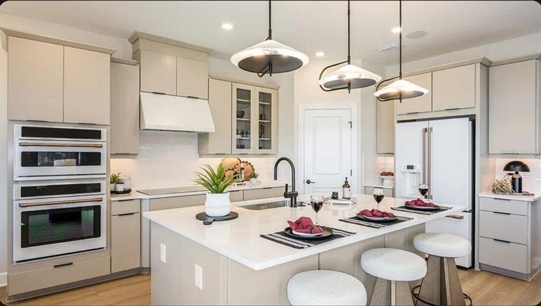 Furnished interior view inside a new home in Esplanade at Starling, Punta Gorda (Image 3).