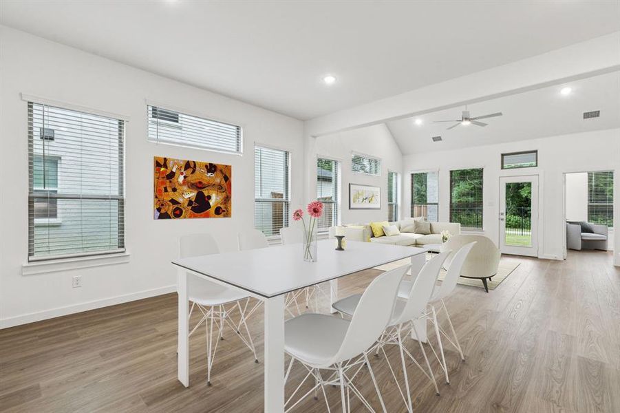 Dining Room in the Picasso II home plan by Trophy Signature Homes – REPRESENTATIVE PHOTO
