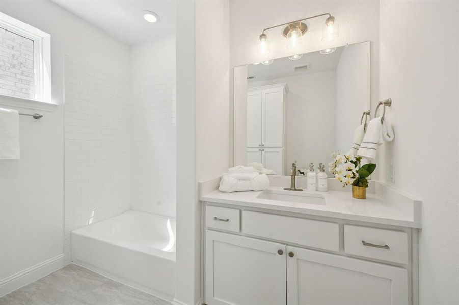 Furnished interior view inside a new home in , Dallas (Image 15). Furnished interior view inside a new home in , Dallas (Image 15).