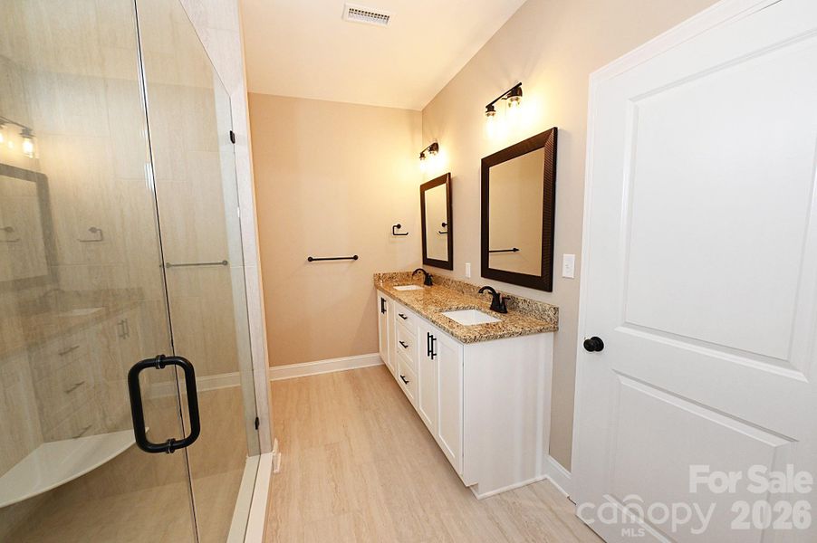 Furnished interior view inside a new home in , Hickory (Image 9).