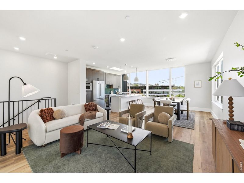 Furnished interior view inside a new home in , Boulder (Image 14).