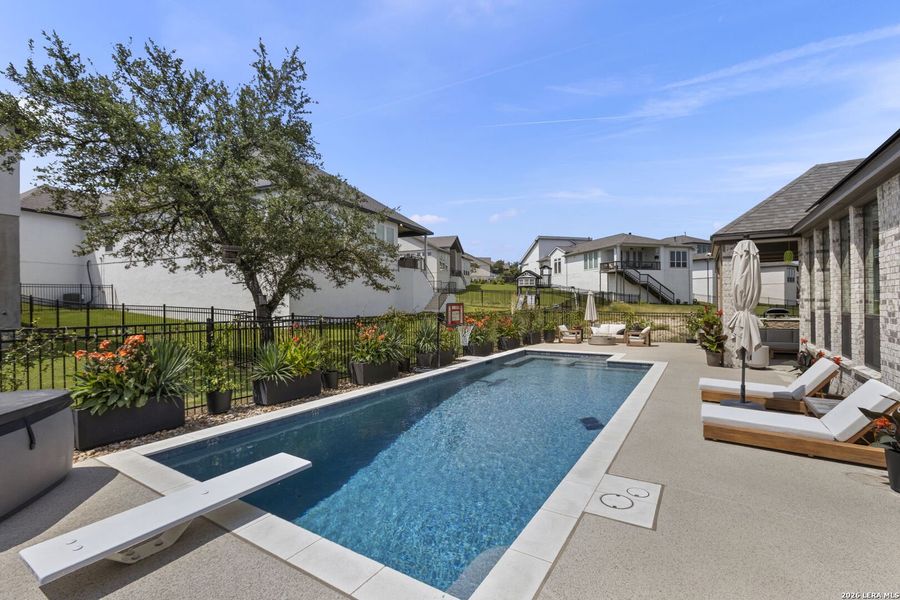 Exterior details and patio area of a home in Esperanza, Boerne (Image 23).