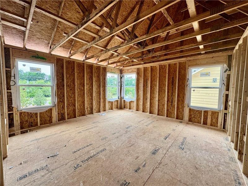 In-progress construction of a new home in Eastlyn Crossing, Flowery Branch, GA (Image 11). In-progress construction of a new home in Eastlyn Crossing, Flowery Branch, GA (Image 11).