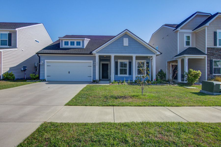 Front exterior of a new home in , Moncks Corner, SC, highlighting curb appeal (Image 27).