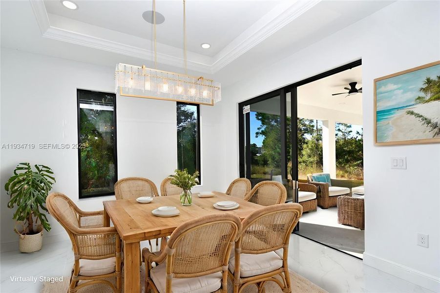 Furnished interior view inside a new home in , Lehigh Acres (Image 11).