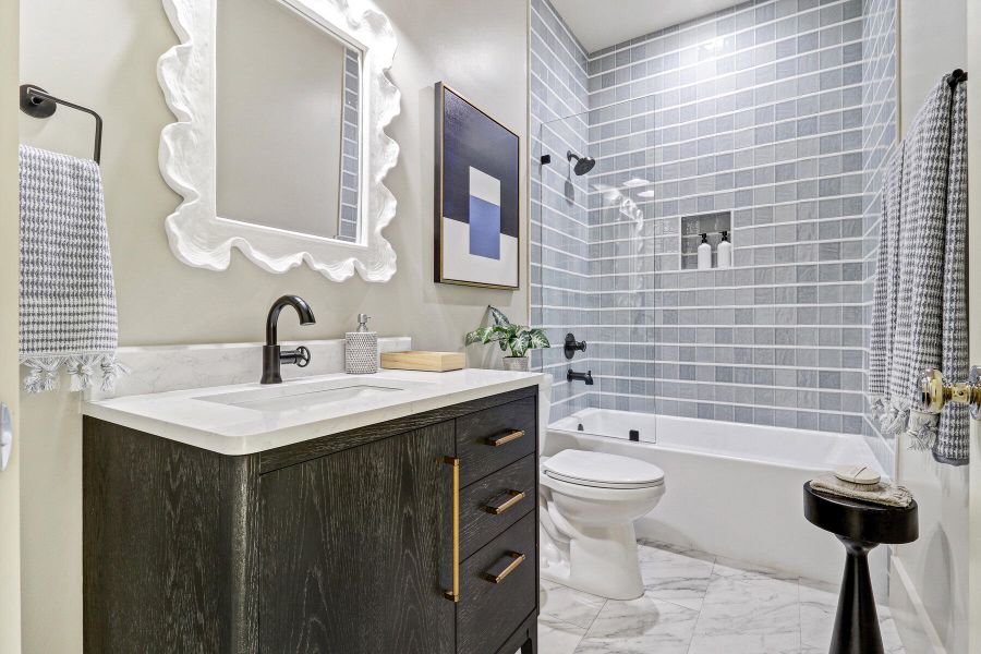 Furnished interior view inside a new home in , Bluffton (Image 32).