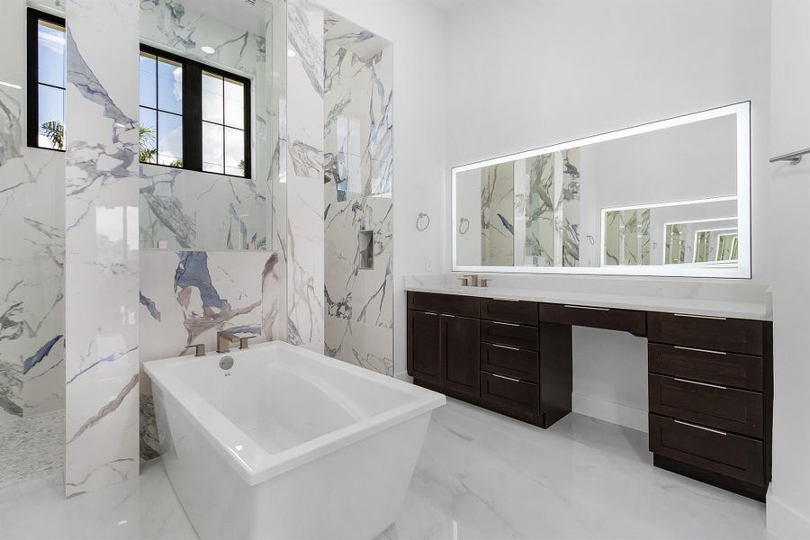 Furnished interior view inside a new home in , Cape Coral (Image 10). Furnished interior view inside a new home in , Cape Coral (Image 10).