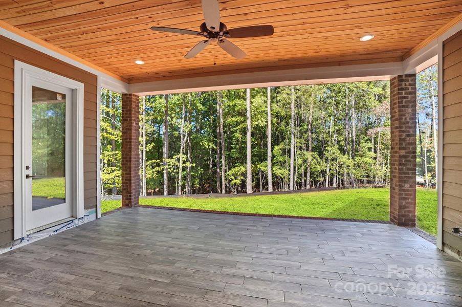 Exterior details and patio area of a home in , York (Image 3).