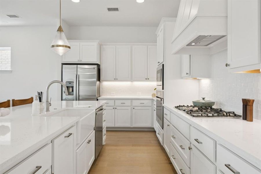 Furnished interior view inside a new home in , Dallas (Image 11). Furnished interior view inside a new home in , Dallas (Image 11).