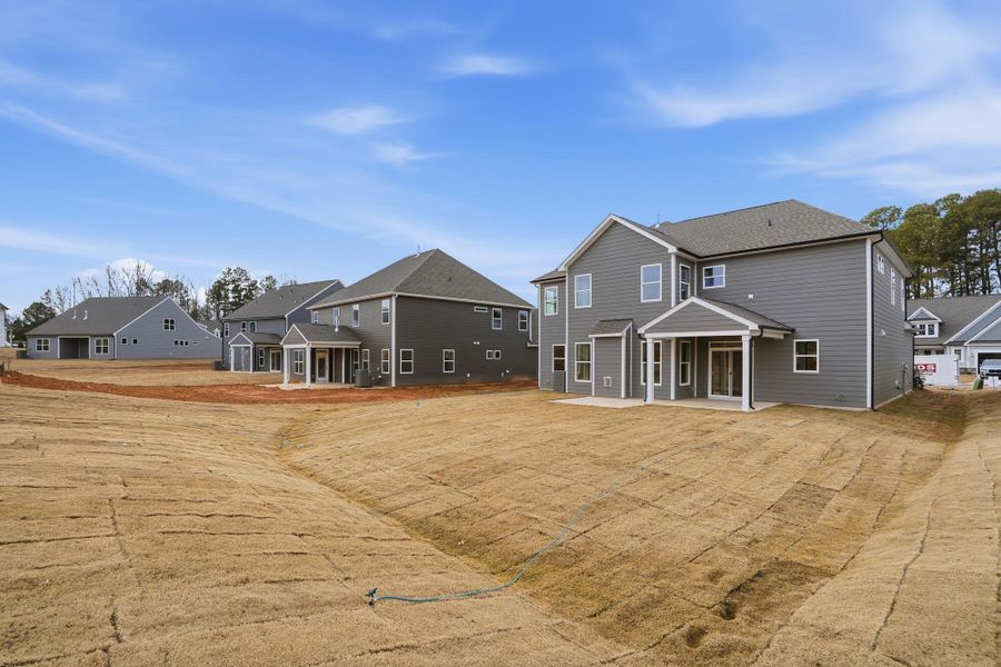 Exterior details and patio area of a home in Carrington, Stanley (Image 37). Exterior details and patio area of a home in Carrington, Stanley (Image 37).