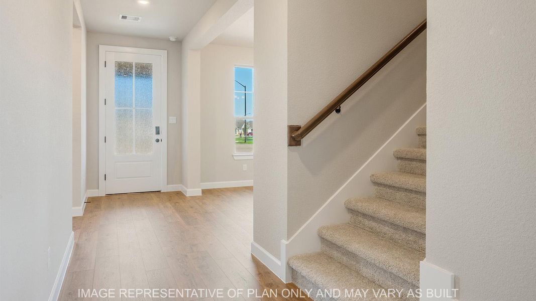 Representative unfurnished interior of a home built from the Norwood by D.R. Horton in Wellborn Settlement, College Station (Image 16). Representative unfurnished interior of a home built from the Norwood by D.R. Horton in Wellborn Settlement, College Station (Image 16).
